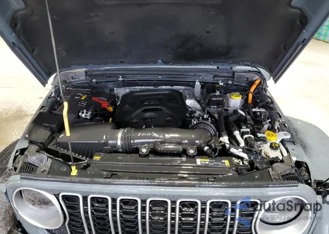 2024 Jeep Wrangler Sahara 4Xe z USA, uszkodzony, nr VIN 1C4RJXP66RW231938